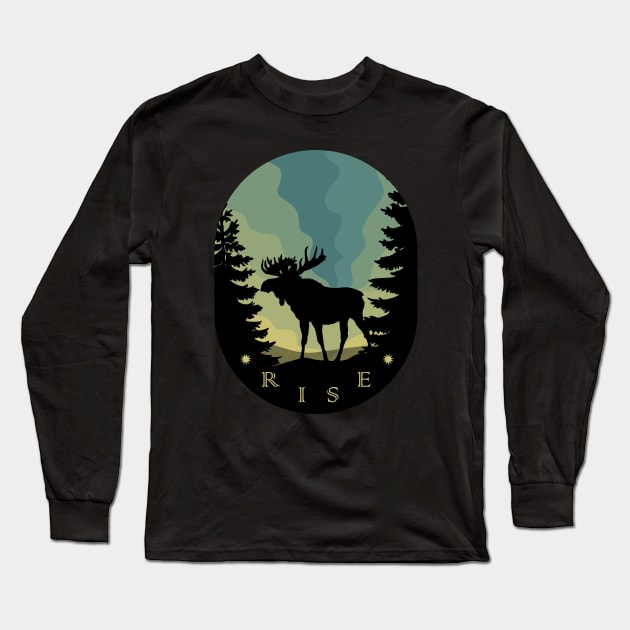 RISE Long Sleeve T-Shirt by Zakaria Azis